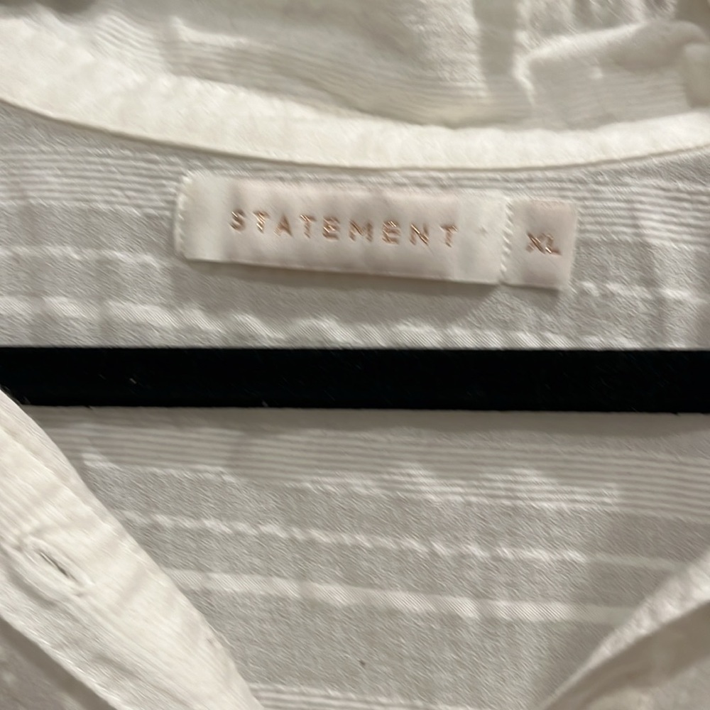 Statement (from stitch fix) oversized boyfriend button down shirt - size XL - Picture 8 of 15